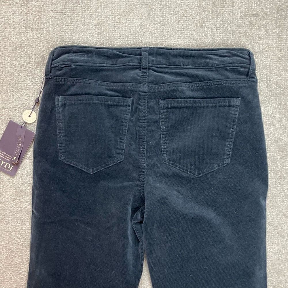 NWT NYDJ Women’s 6 Sheri Slim Corduroy stretch Lift Tuck Technology Navy New - Picture 4 of 8